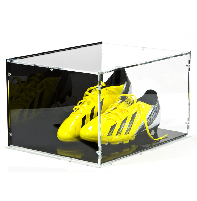 acrylic shoe display case acrylic football boot display case