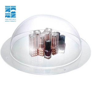 Customized Acrylic hemisphere Hot Sale clear acrylic dome cover small/large clear perspex acrylic dome