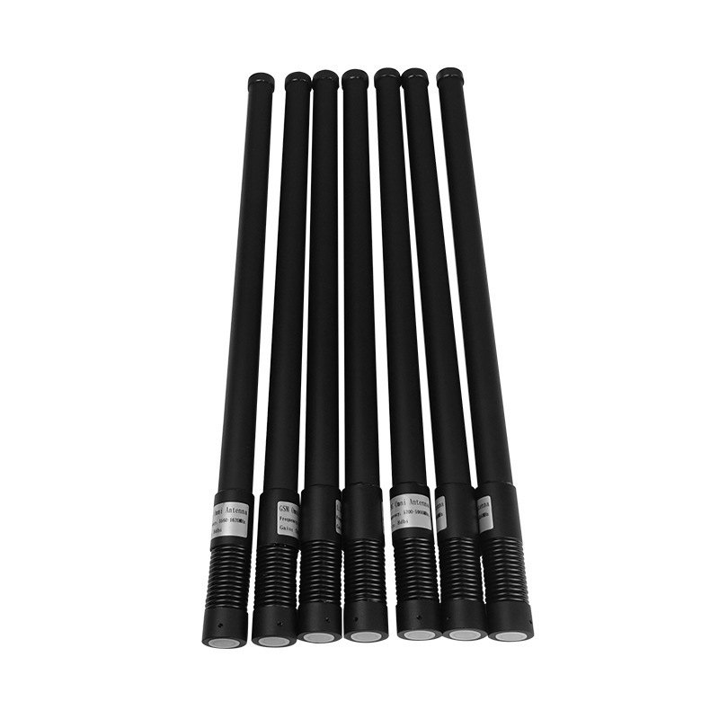 0.8G high gain spring fiberglass antenna outdoor waterproof omnidirectional antenna 25 vertical lobes