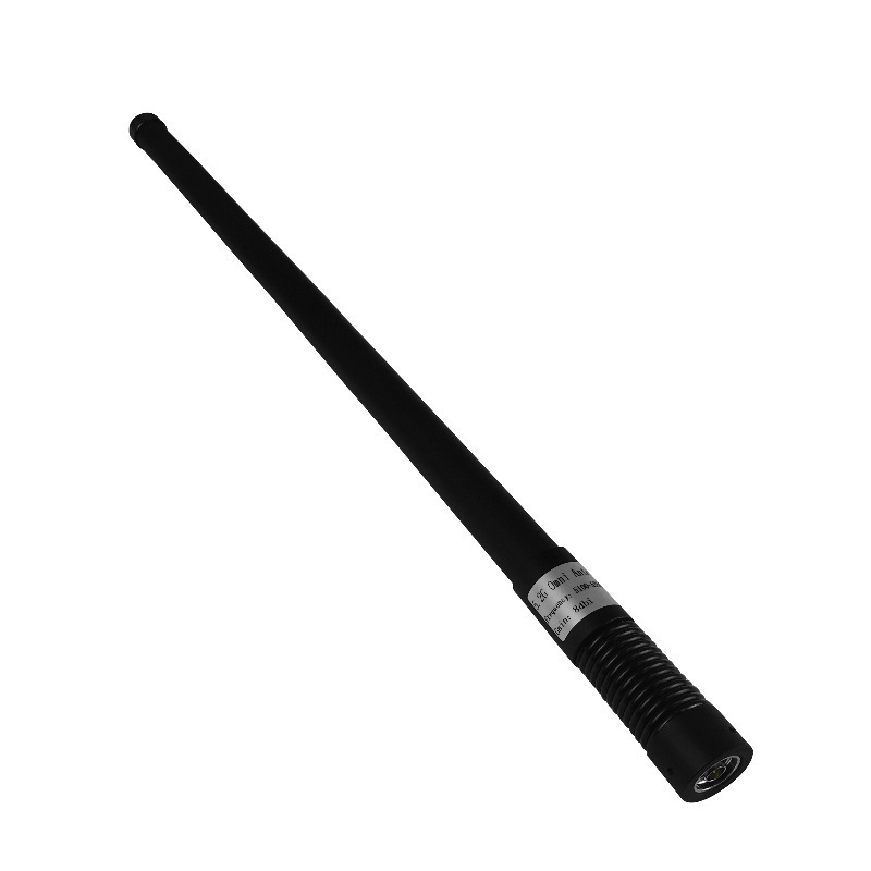 0.8G high gain spring fiberglass antenna outdoor waterproof omnidirectional antenna 25 vertical lobes