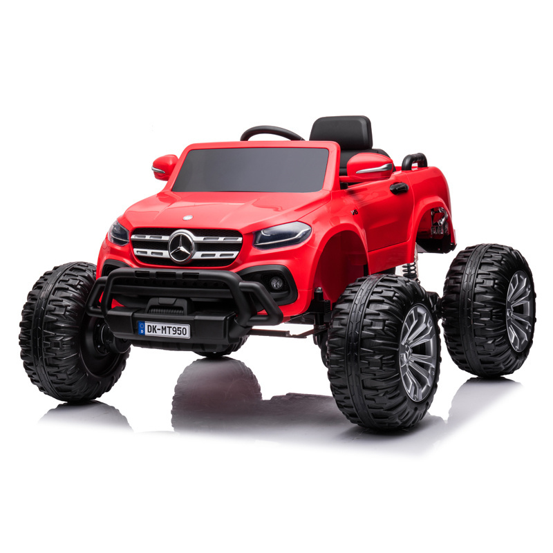 2022 strong power 24v  kids ride on truck children car with 4 big wheels licensed baby monster