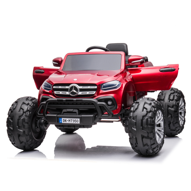 2022 strong power 24v  kids ride on truck children car with 4 big wheels licensed baby monster