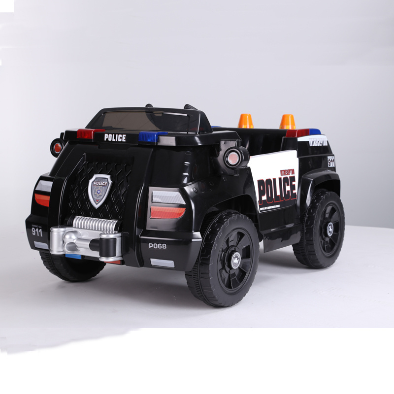 2020 cute design baby electric police car battery operated ride on car for kids