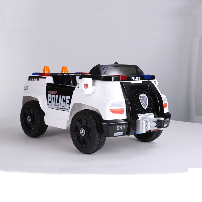 2020 cute design baby electric police car battery operated ride on car for kids