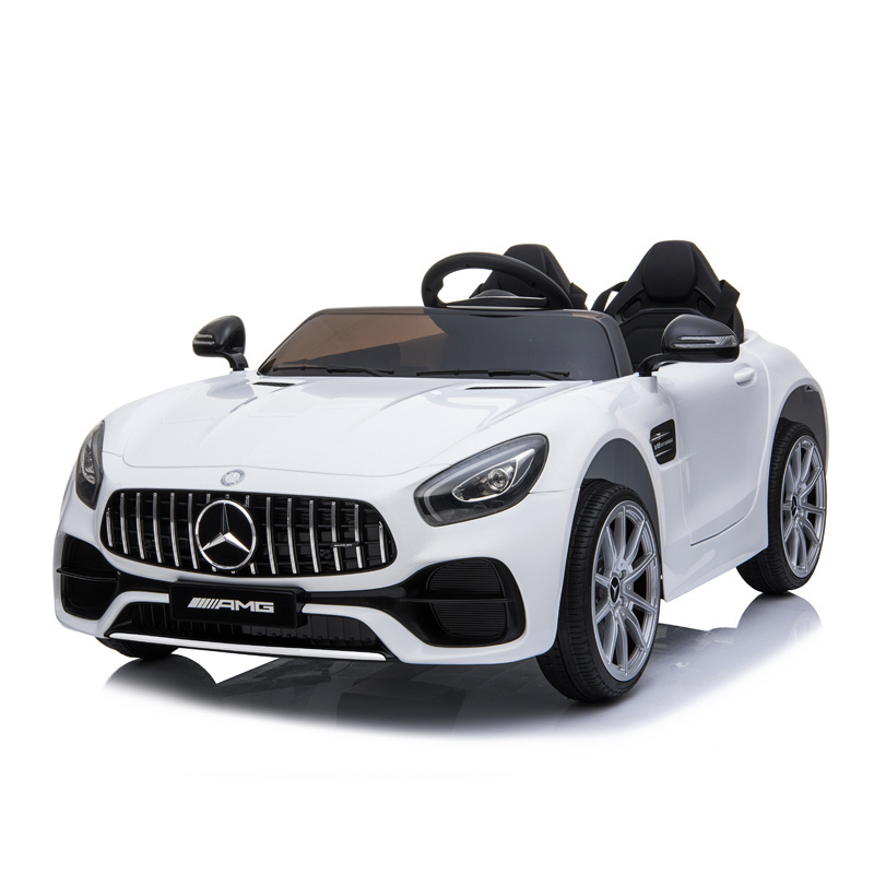 2020 factory price new licensed kids electric toy car baby mecedes benz ride on car with two seaters