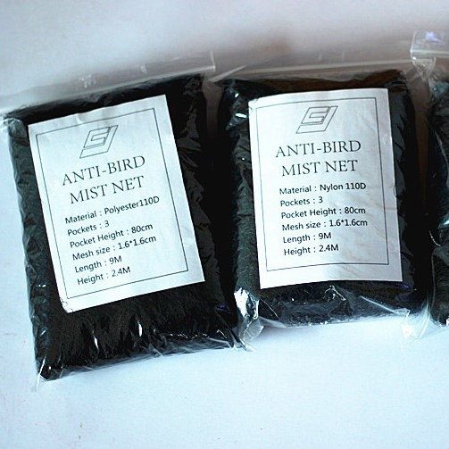 nylon multifilament or monofilament bird mist netting /catching bird mist net/ anti bird netting