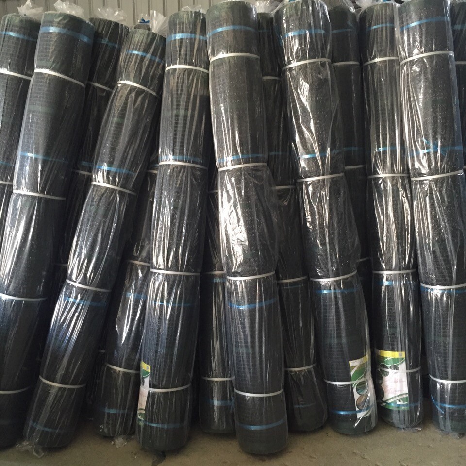 Agriculture HDPE black plain weaving 1 needles sun shade net