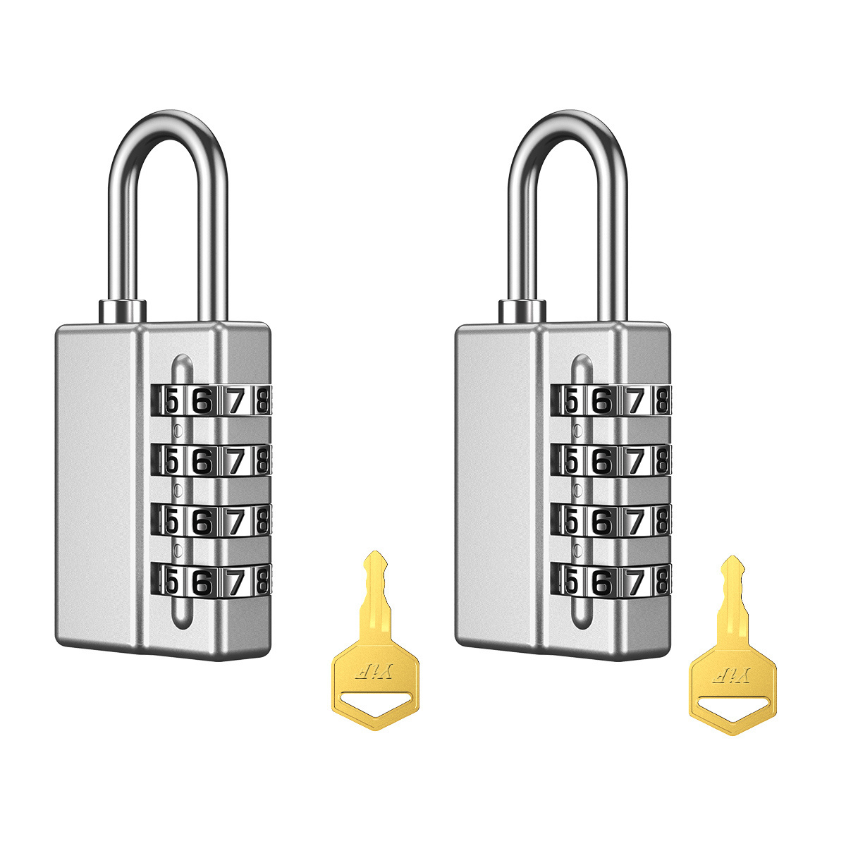 4 Dial Digit Combination Lock Waterproof Security Padlock Outdoor Gym Trunk Safely Code Lock