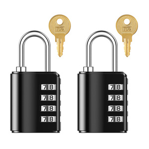 4 Dial Digit Combination Lock Waterproof Security Padlock Outdoor Gym Trunk Safely Code Lock