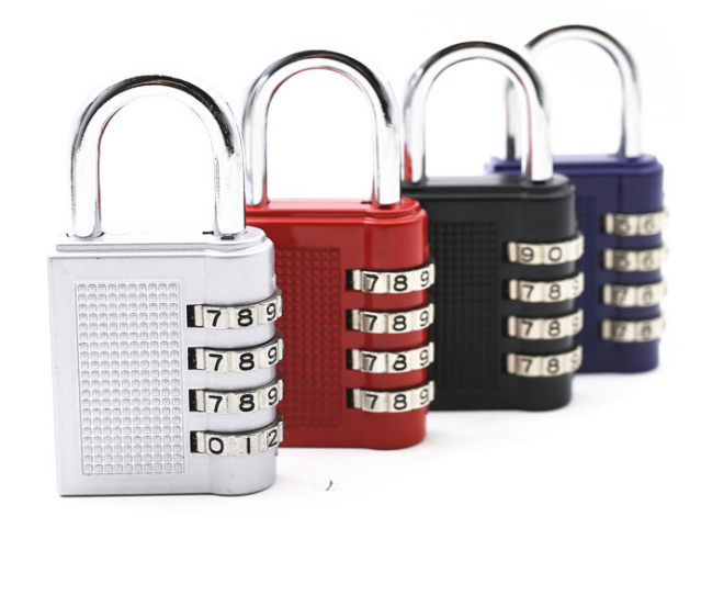 Heavy Combination color Lock 4 Digit Padlock for School Gym Locker ...