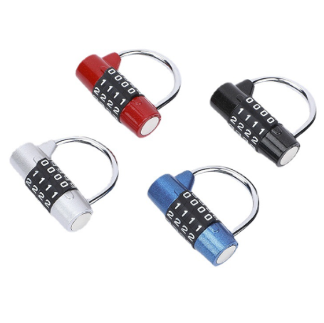 High Quality 4 Digit Horizontal Combination locks,  Password Lock For School Gym Locker, Sports Locker