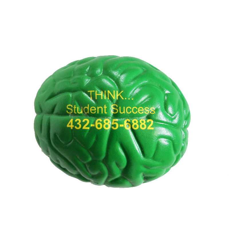 BSBH Promotional Halloween Brain Toy Hand Muscle Exercise Customized PU Balls Pressure Ball Brain Stress Ball Wholesale