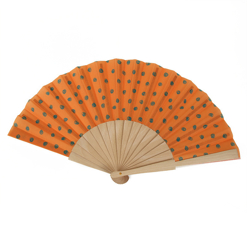 BSBH Traditional Wooden Sublimation Hand Fan 24/18/16pcs sticks Personalized Pattern Manual Fans