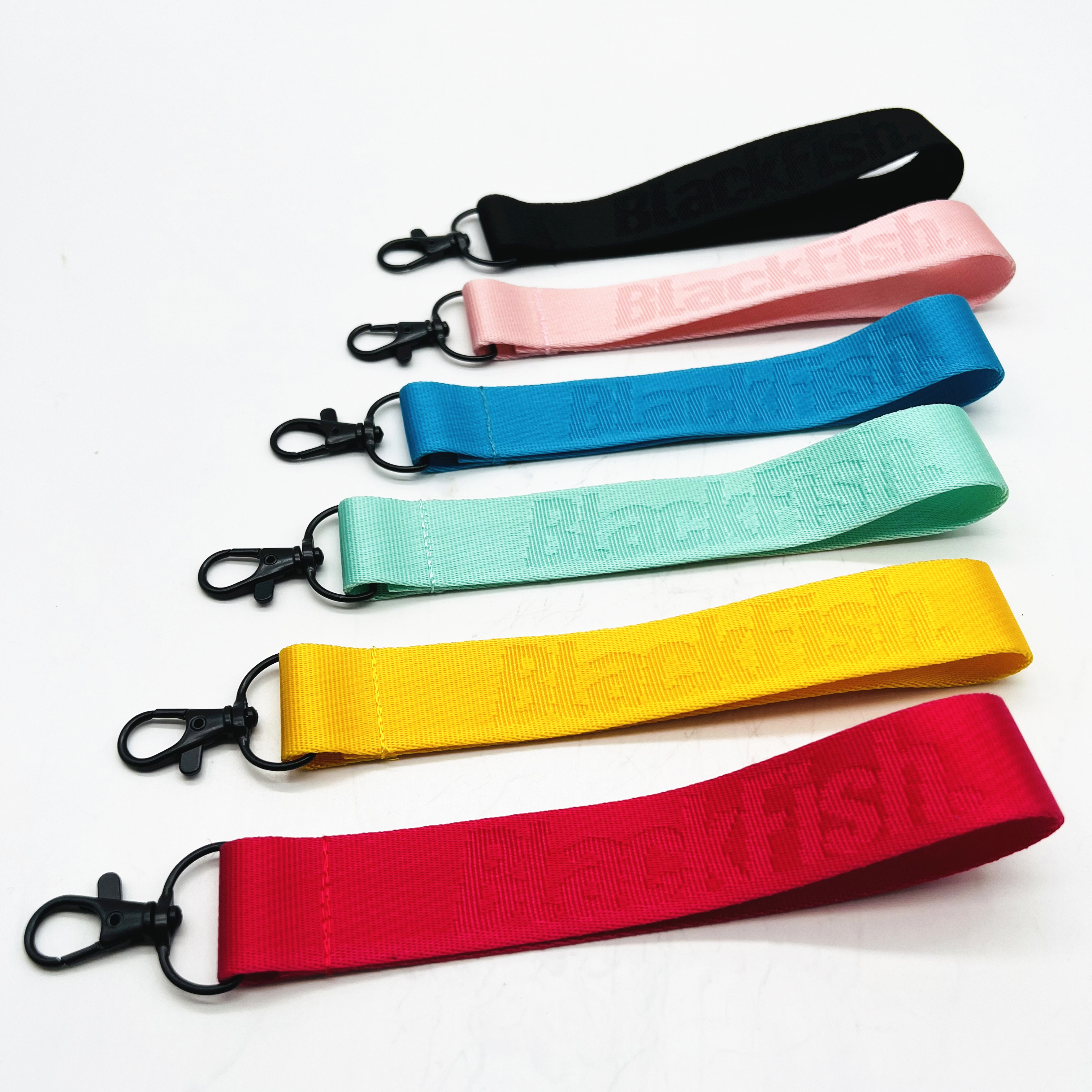 2023 High Quality Key Chain Holder Strap Hand Wrist Strap Nylon Wristlet Lanyard for Wallet Phone