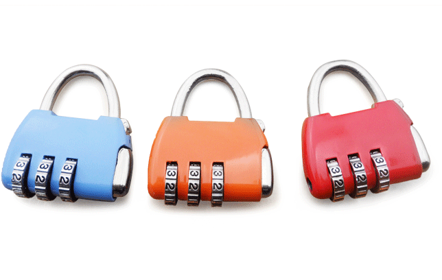 Zinc Alloy mini metal padlock,4 digital combination steel padlocks