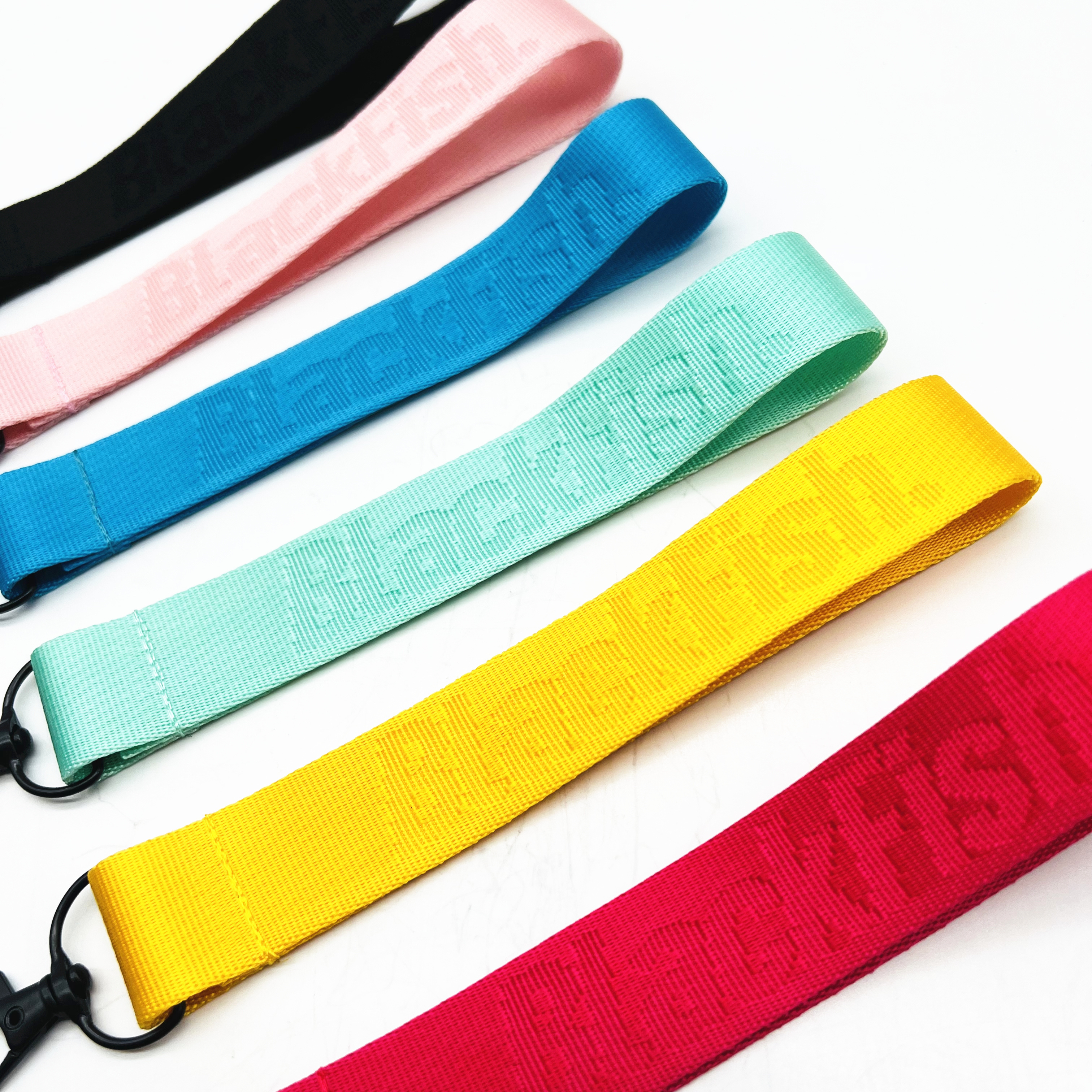 2023 High Quality Key Chain Holder Strap Hand Wrist Strap Nylon Wristlet Lanyard for Wallet Phone