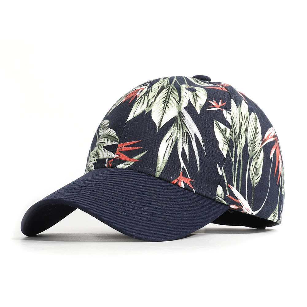 BSBH Summer Fashion Beach Floral Design Base Ball Caps Hats With Custom Logo