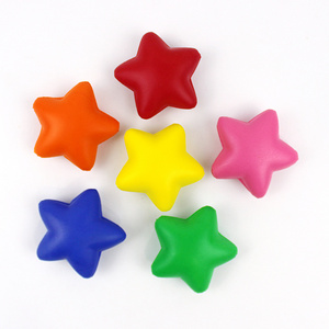 BSBH Stress Balls With Logo Printing Blank Pentagram PU Stress Ball Squeeze Toys Stress PU Ball