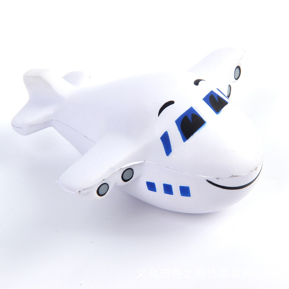 BSBH Motivational Non-toxic Custom Anti-Stress Ball Promotional Gifts Plane Shape  Stretchy Anti Stress Toy