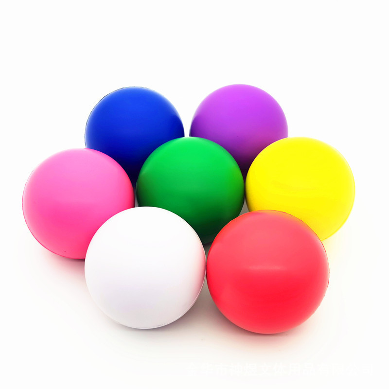 Wholesale Bulk Custom Logo Colorful Non-Toxic PU Anti Stress House PU Ball with Logo