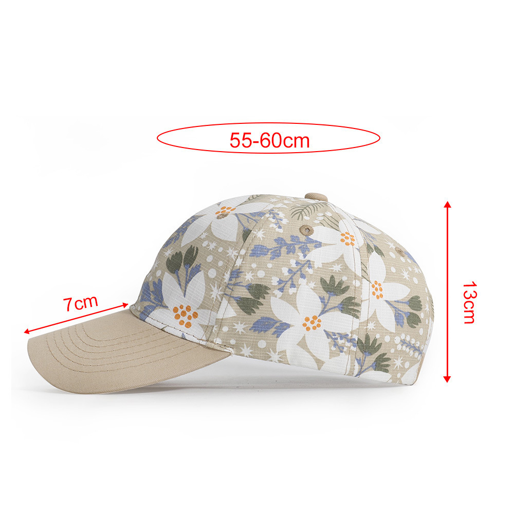 BSBH Summer Fashion Beach Floral Design Base Ball Caps Hats With Custom Logo