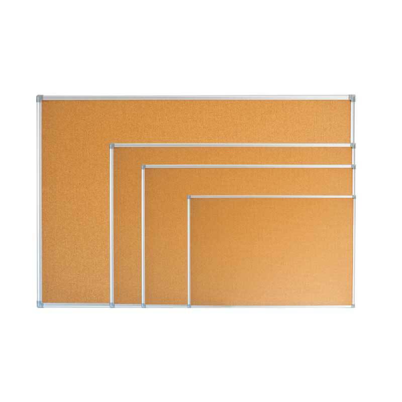 Aluminium Alloy Framed Bulletin Cork board Hanging Message Memo Pin Organizer Cork Board