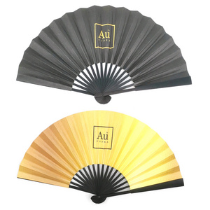 BSBH Double Sided Printing Chinese Traditional Manual Paper Hand Held Fan With Custom Logo