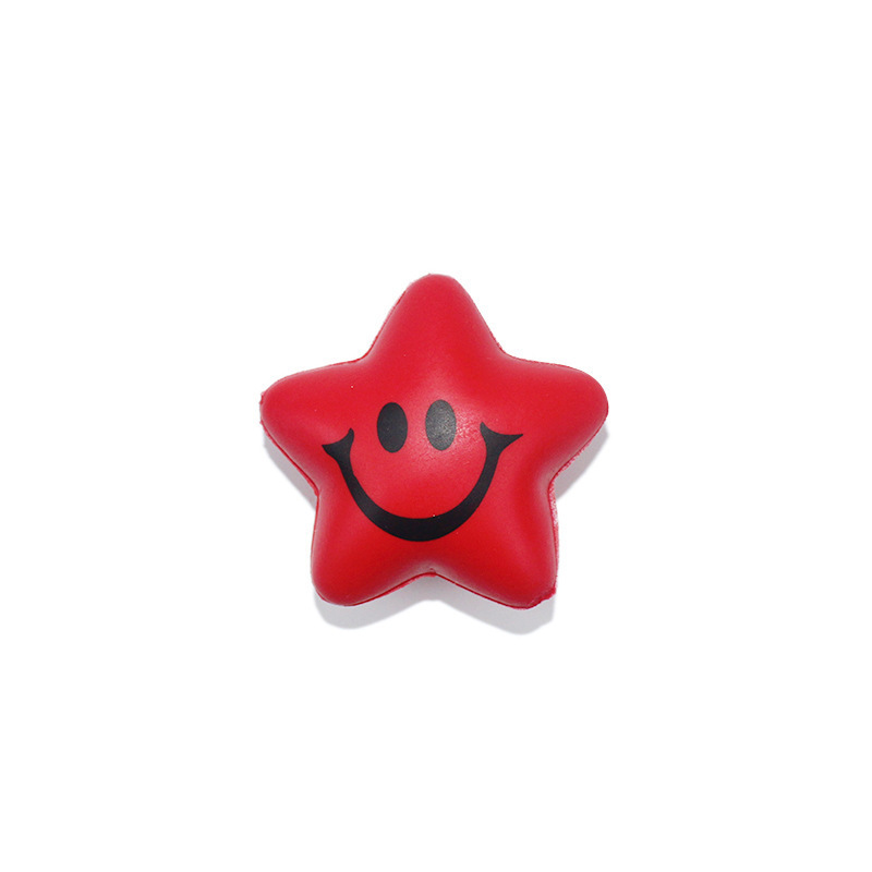 BSBH Stress Balls With Logo Printing Blank Pentagram PU Stress Ball Squeeze Toys Stress PU Ball