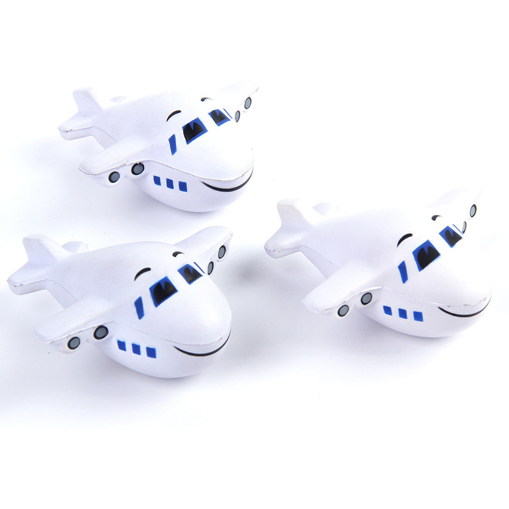 BSBH Motivational Non-toxic Custom Anti-Stress Ball Promotional Gifts Plane Shape  Stretchy Anti Stress Toy