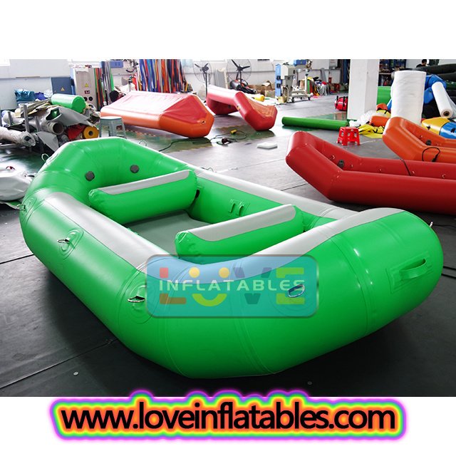 Heavy duty drop stitch self bailing  floor river boat white water rafting 8 persons inflatable raft drifting boat