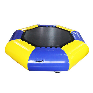 Inflatable splash padded jump bouncer platform sungear water trampoline