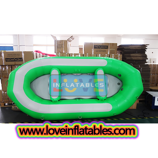 Heavy duty drop stitch self bailing  floor river boat white water rafting 8 persons inflatable raft drifting boat