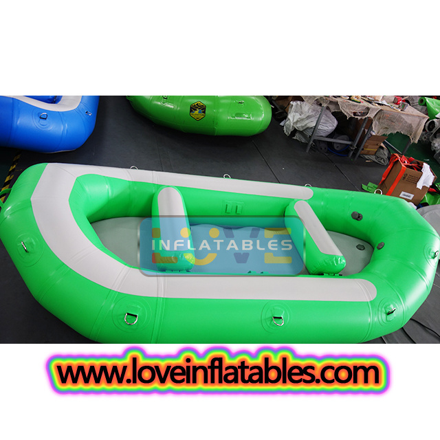 Heavy duty drop stitch self bailing  floor river boat white water rafting 8 persons inflatable raft drifting boat