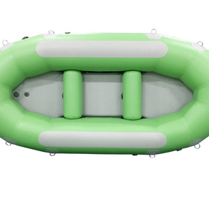 Self Bailing Rafting Rubber Self Draining  detachable floor Pvc Inflatable Raft Boat