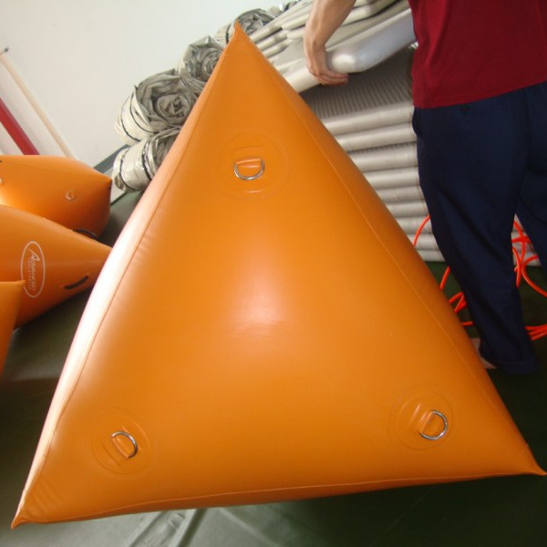 Customized Large Floating Inflatable Triangle Buoy For Water Event