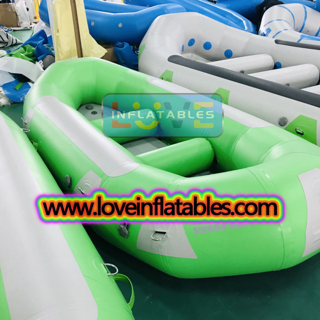 Self Bailing Rafting Rubber Self Draining  detachable floor Pvc Inflatable Raft Boat