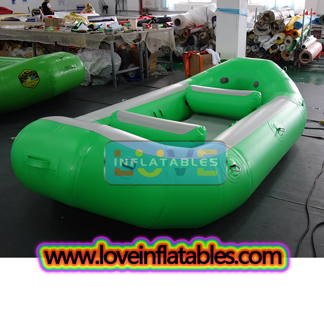 Heavy duty drop stitch self bailing  floor river boat white water rafting 8 persons inflatable raft drifting boat