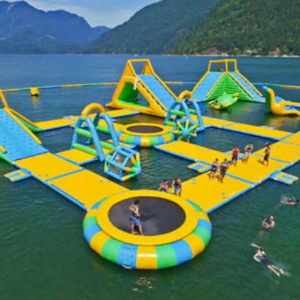 Sea Floating water Park Equipment giant inflatable water park for adult