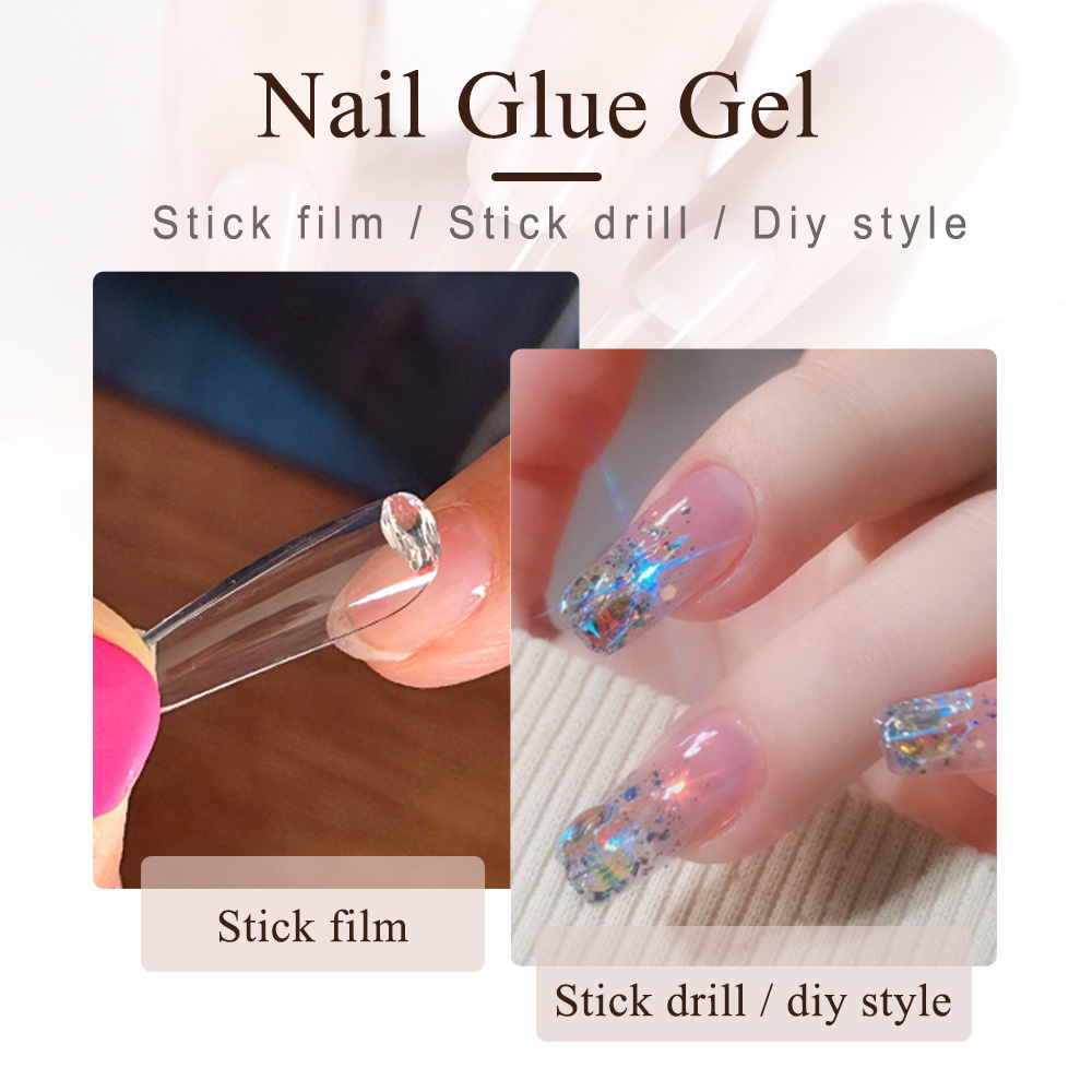 FZANEST Nails supplies Salon super tube nail glue mail tip glue gel 20g gel x solid nail tips glue gel