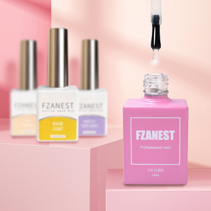 FZANEST 11 types functional gel nail polish set Top Coat Functional Gel Base Coat blossom gel transparent magic remover