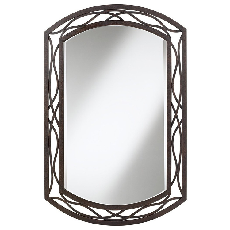 Upgrade Your Home Decor with Woven Bronze Metal Frame Wall Mirror - TikTok's Latest Home Selling Trend