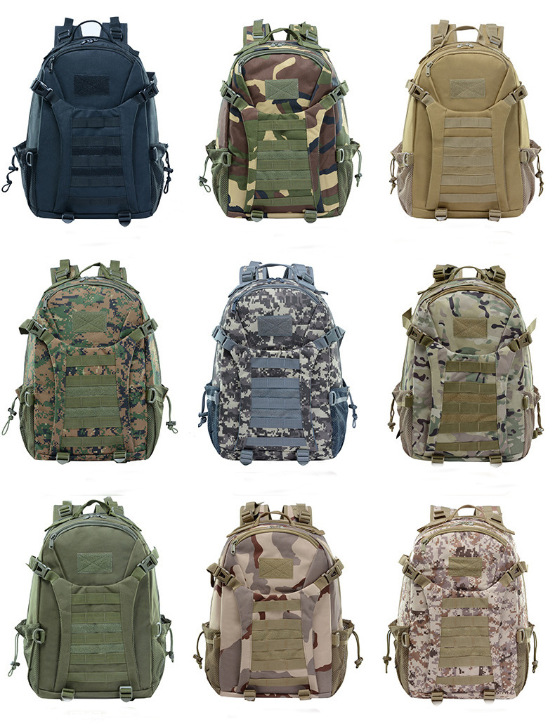 0201 Custom Wholesale 30L Hiking Travel Mens Molle Module Large Survival Combat Tactical Bag Backpack