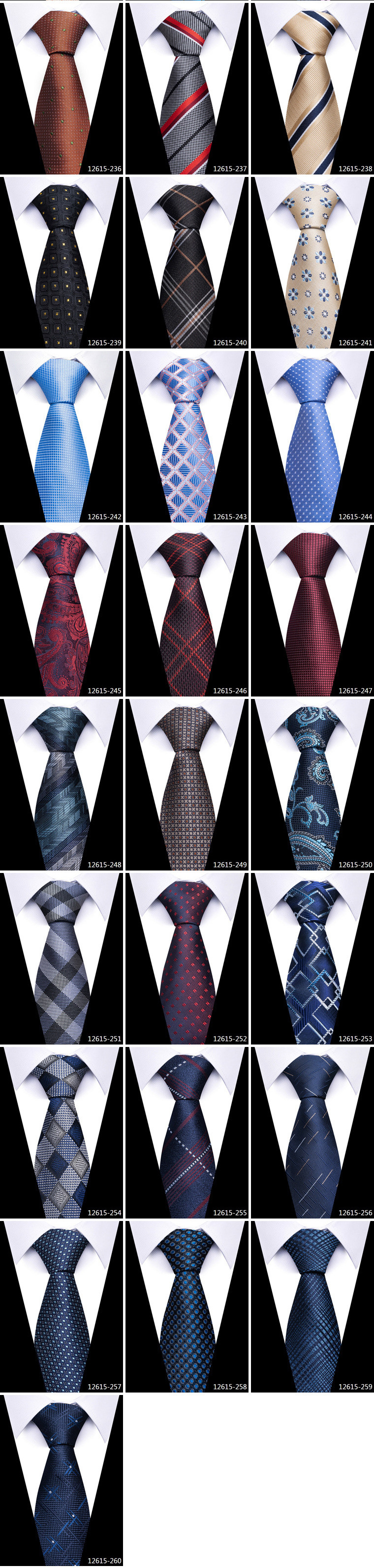 PLT05 wholesale 58 colors Men's silk tie 2024 new business formal ties polyester groom wedding 8CM stripes neck tie for men