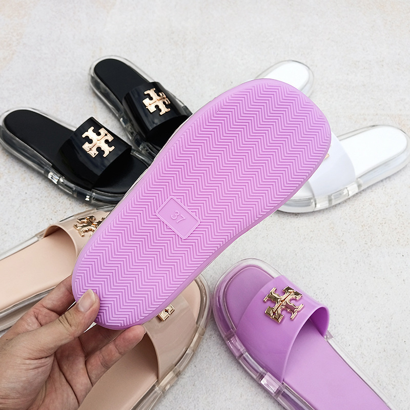 New Arrival Designer Women Summer Outdoor Slides Women Sandals Slippers Walking Style Latest Flat Sandals for Ladies Wholesale