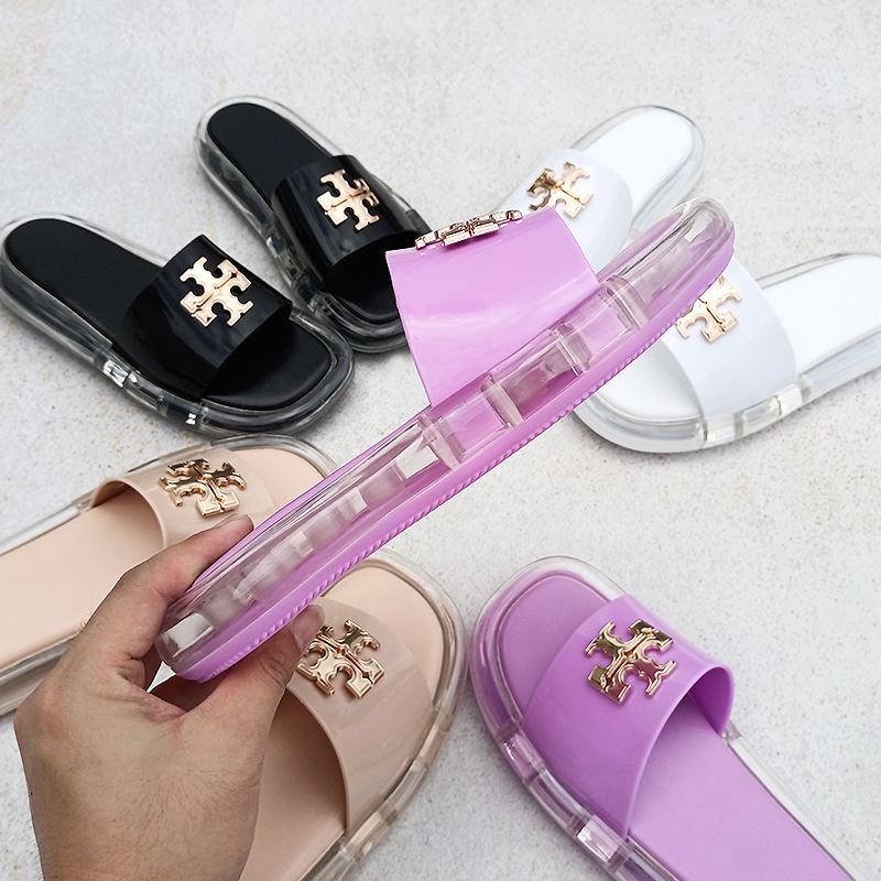 New Arrival Designer Women Summer Outdoor Slides Women Sandals Slippers Walking Style Latest Flat Sandals for Ladies Wholesale