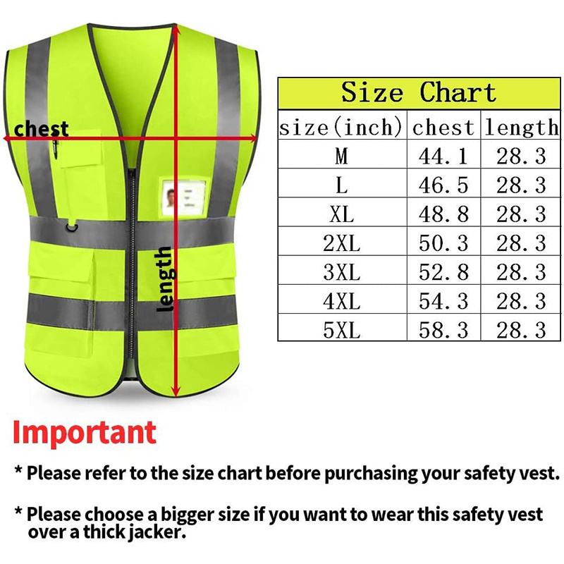 Customized Logo High Visibility Security Motorcycle Reflective Vest Safe Working Clothes Sanitation Workers Safety Clothes