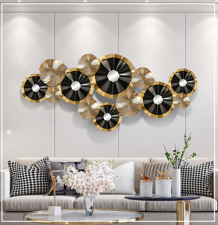 Hot Sale Metal Wall Art Metal Lotus Flower Art Gold Metal Wall Decor For Home Office Decoration Bedroom Living Room Decor