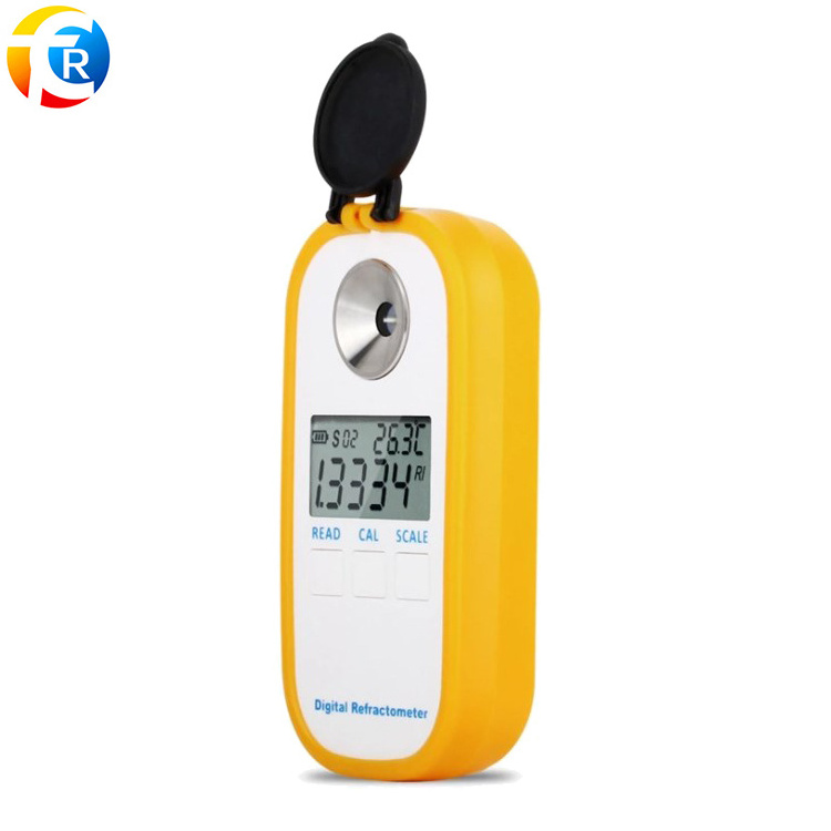 Portable Auto Digital Refractometer 0-92% Brix Handheld Refractometer Digital AutoRefractometer sugar honey with ATC