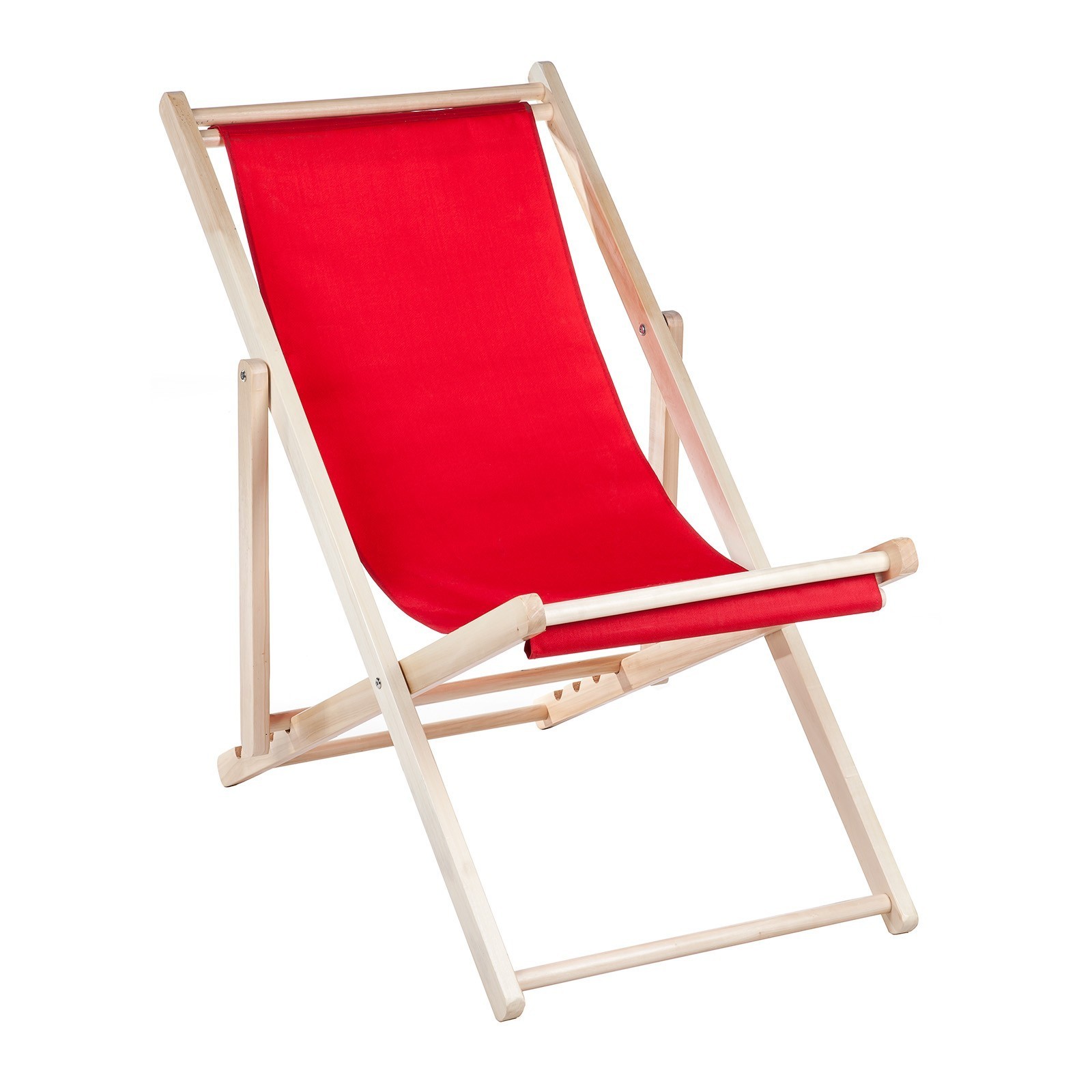 Wood Canvas Lounge Deck Chair Folding Beach Chair Wholesale Traditional Summer Portable,fishing Chair Out Door/garden or Beach