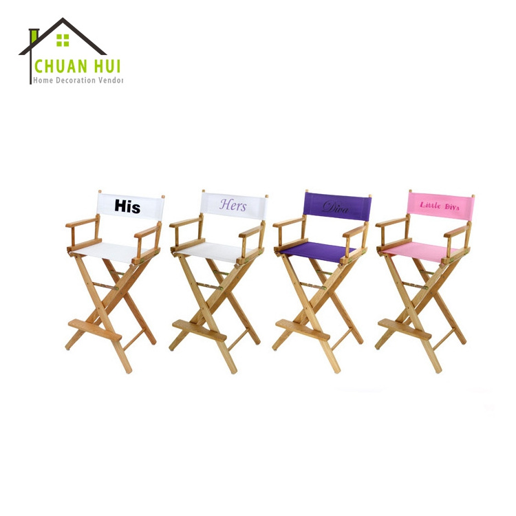 Camp pink modern director chair , multi color director chair